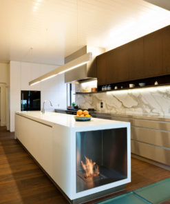 Utecomfort levering moderne og sertifisert utendørs, innendørs biopeis EcoSmart Premium series Firebox 650SS i Oslo og Akershus, Norge med god pris for best kvalitet i markedet for din moderne hage, gratis befaring